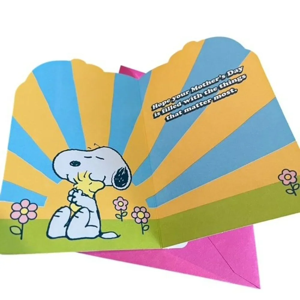 Snoopy Peanuts Mother's Day Greeting Card